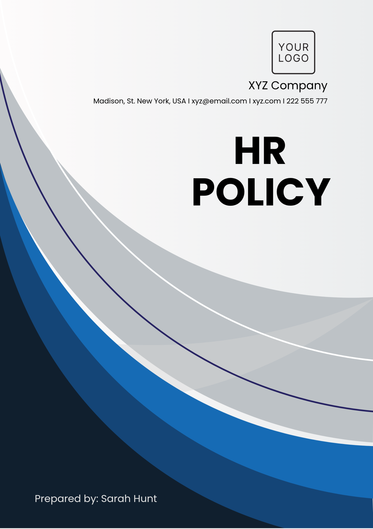 Free Printable HR Policy Template