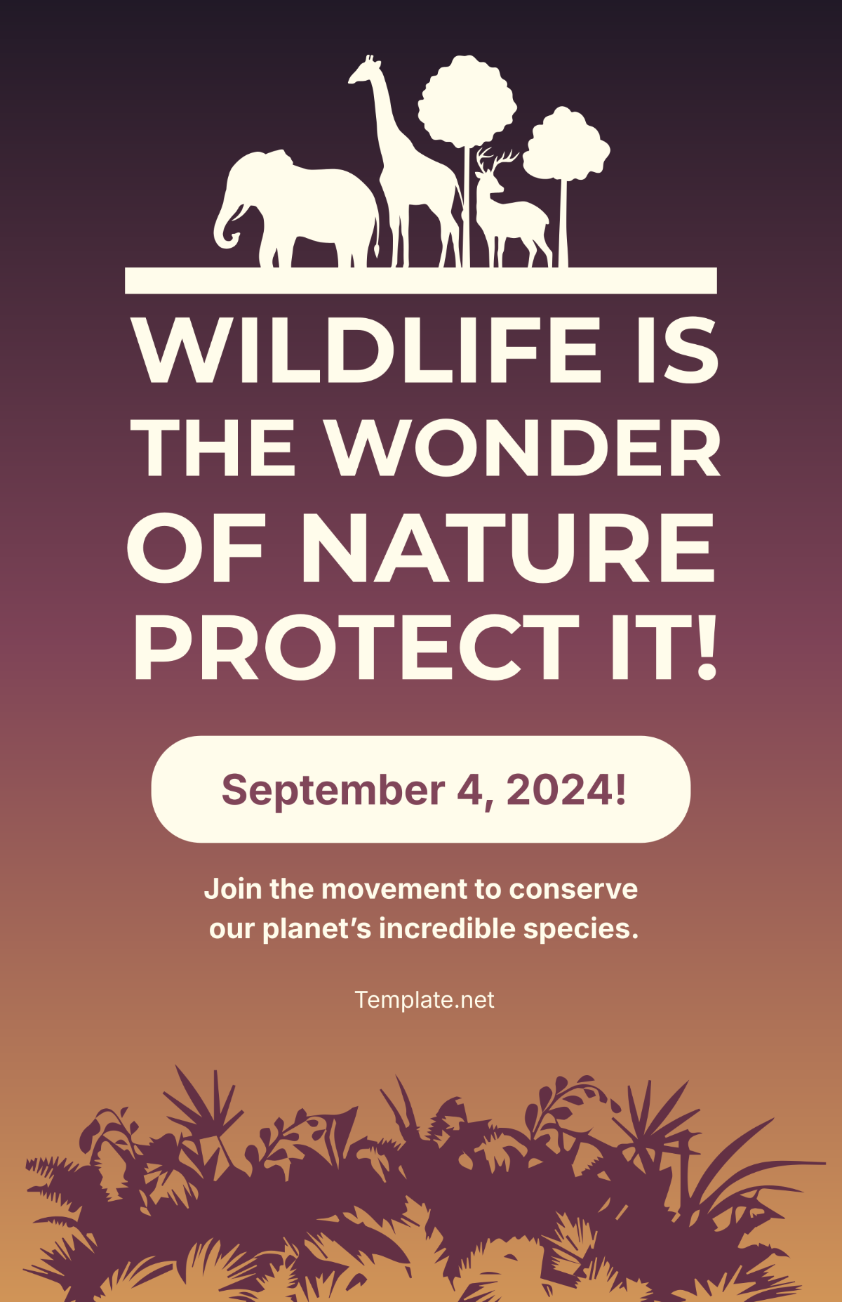 National Wildlife Day Poster Template - Edit Online & Download