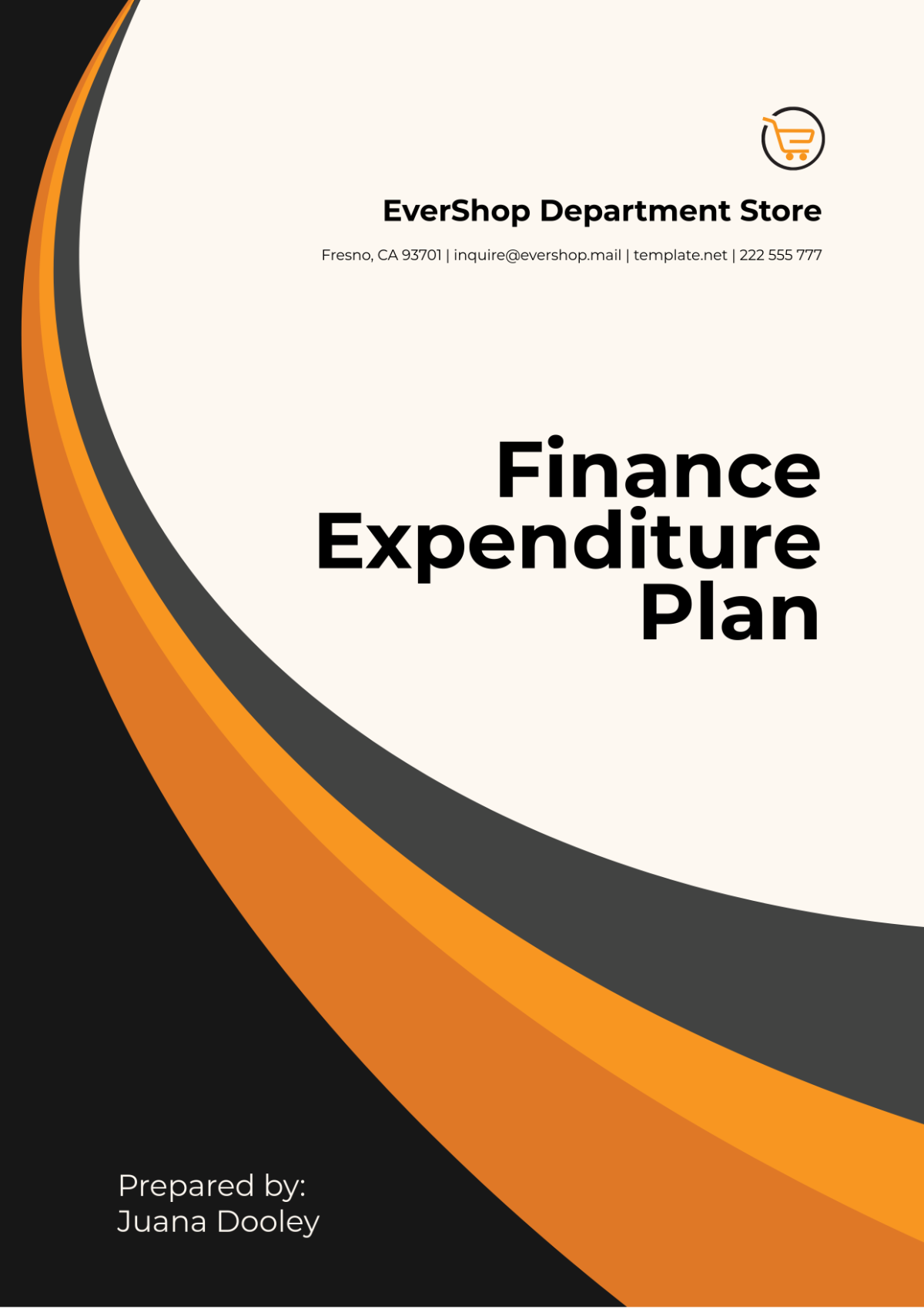 Free Finance Expenditure Plan Template