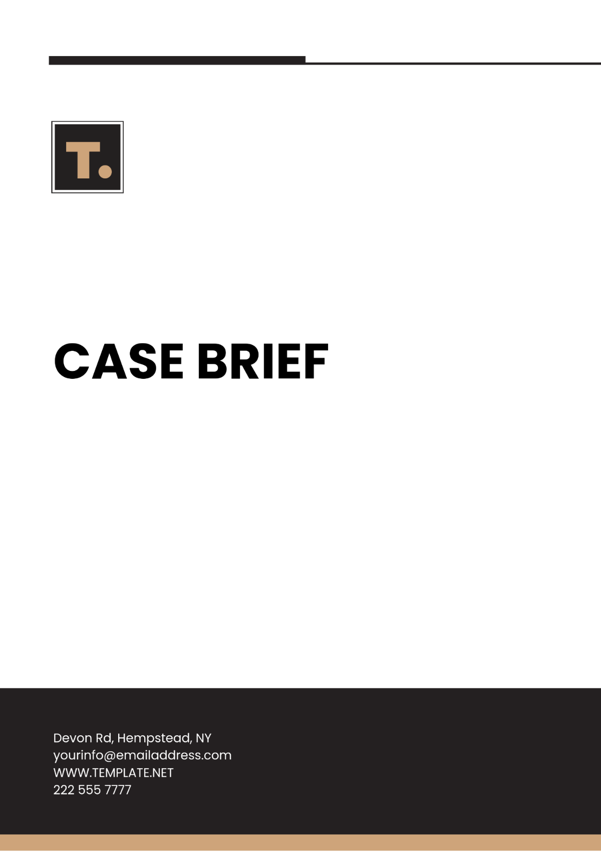 Case Brief Format Template - Edit Online & Download