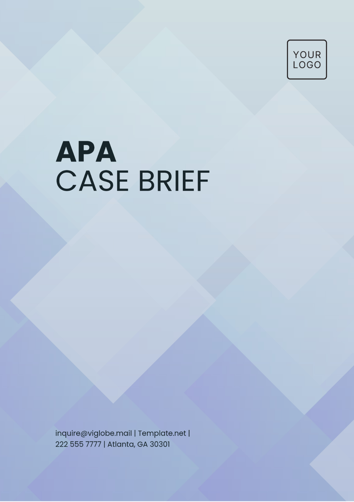 APA Case Brief Template - Edit Online & Download