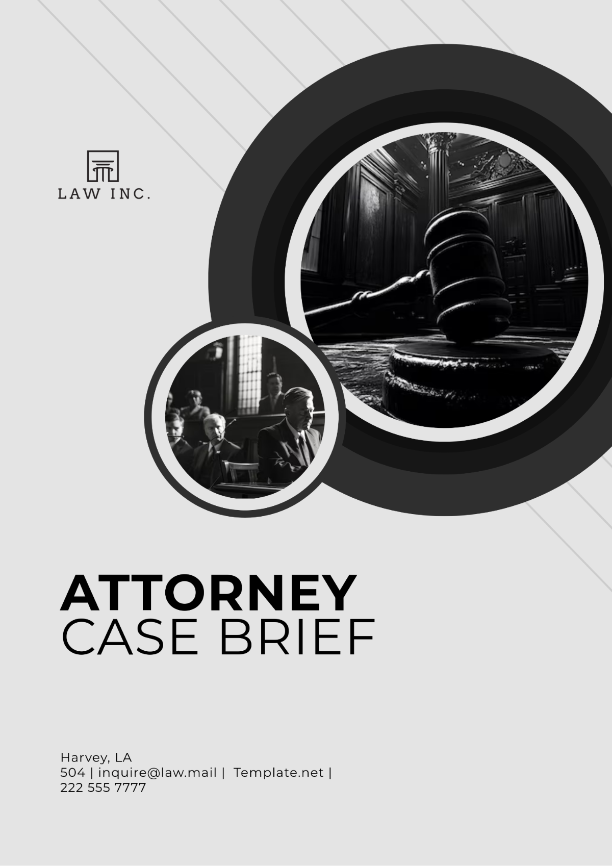 Attorney Case Brief Template - Edit Online & Download