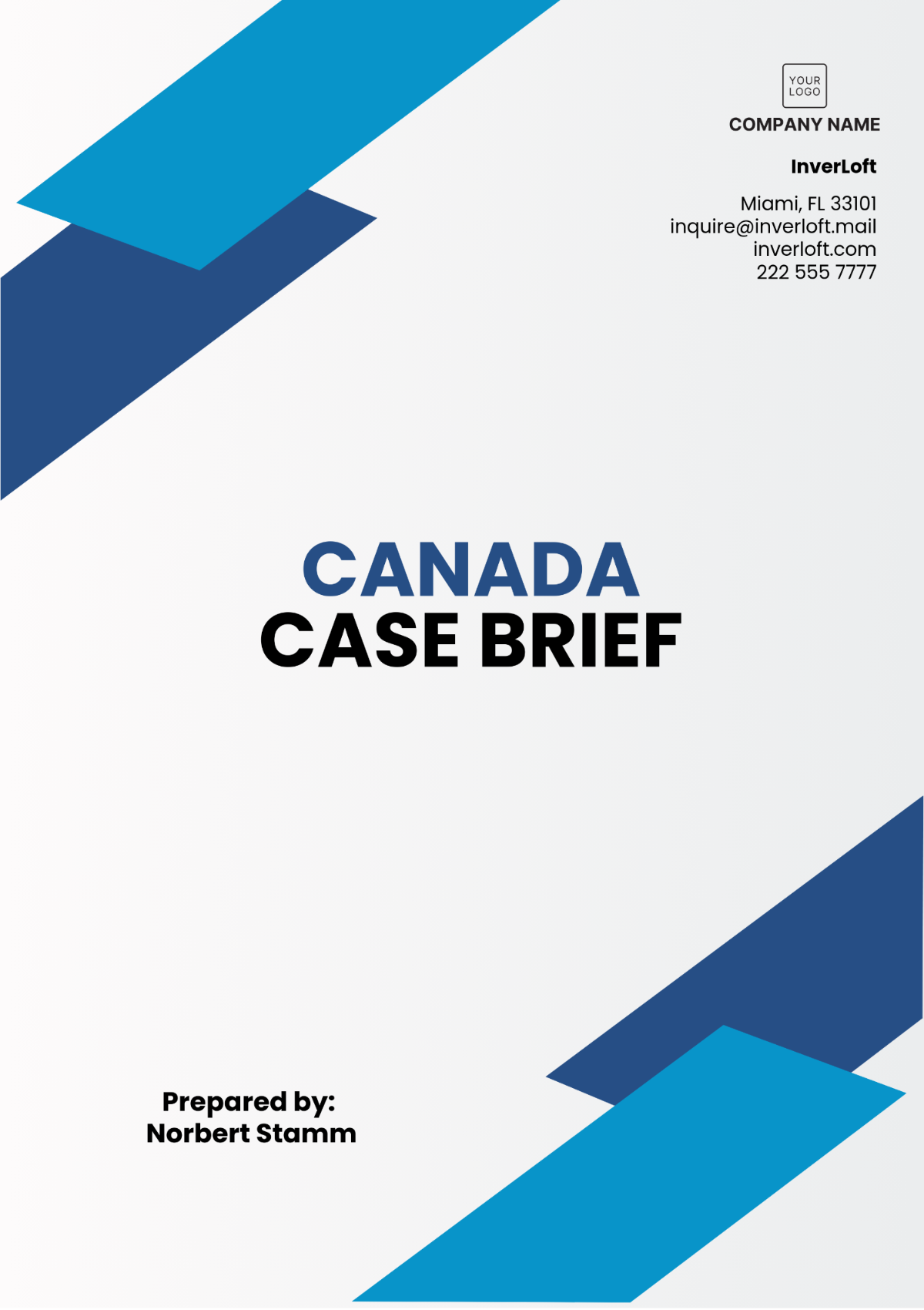 Canada Case Brief Template - Edit Online & Download