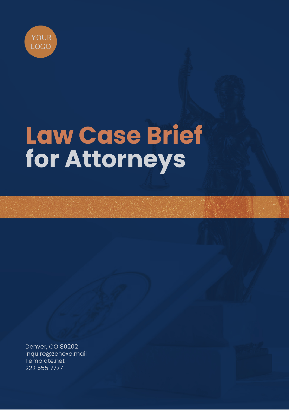 Law Case Brief for Attorneys Template - Edit Online & Download