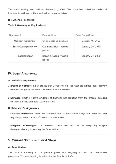 Free Law Case Brief for Attorneys Template to Edit Online