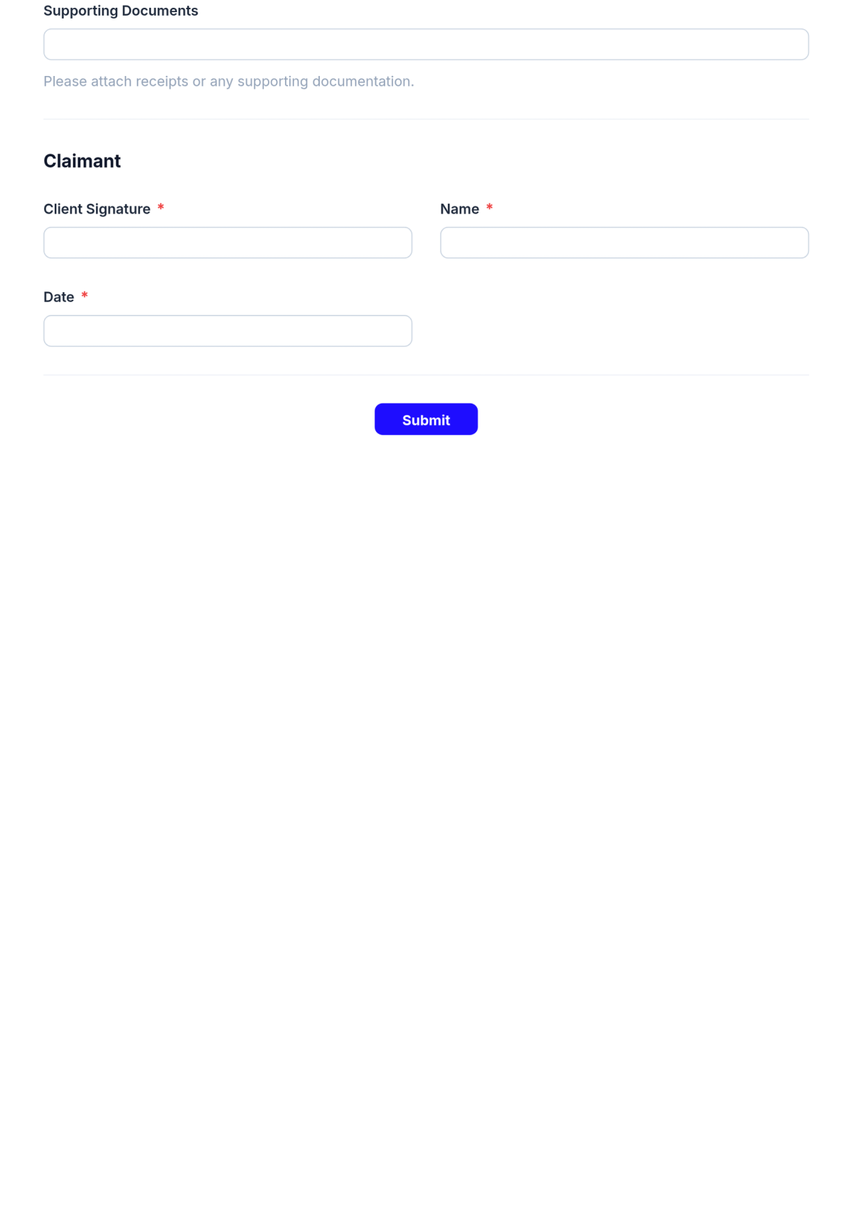 Free Financial Claim Form Template & AI Financial Claim Form Maker