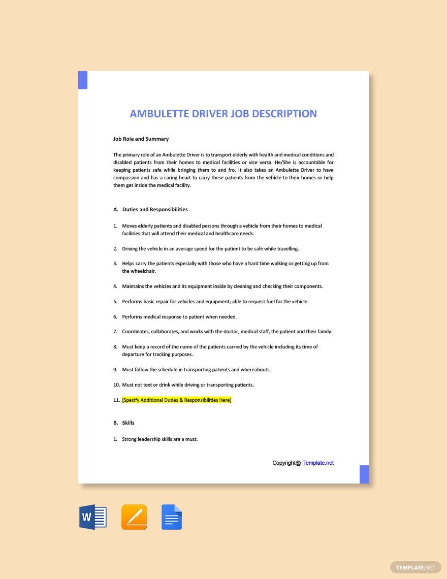 free-ambulette-driver-job-ad-and-description-template-word-google