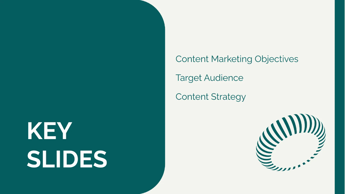 Free Content Marketing Strategy Presentation Template to Edit Online