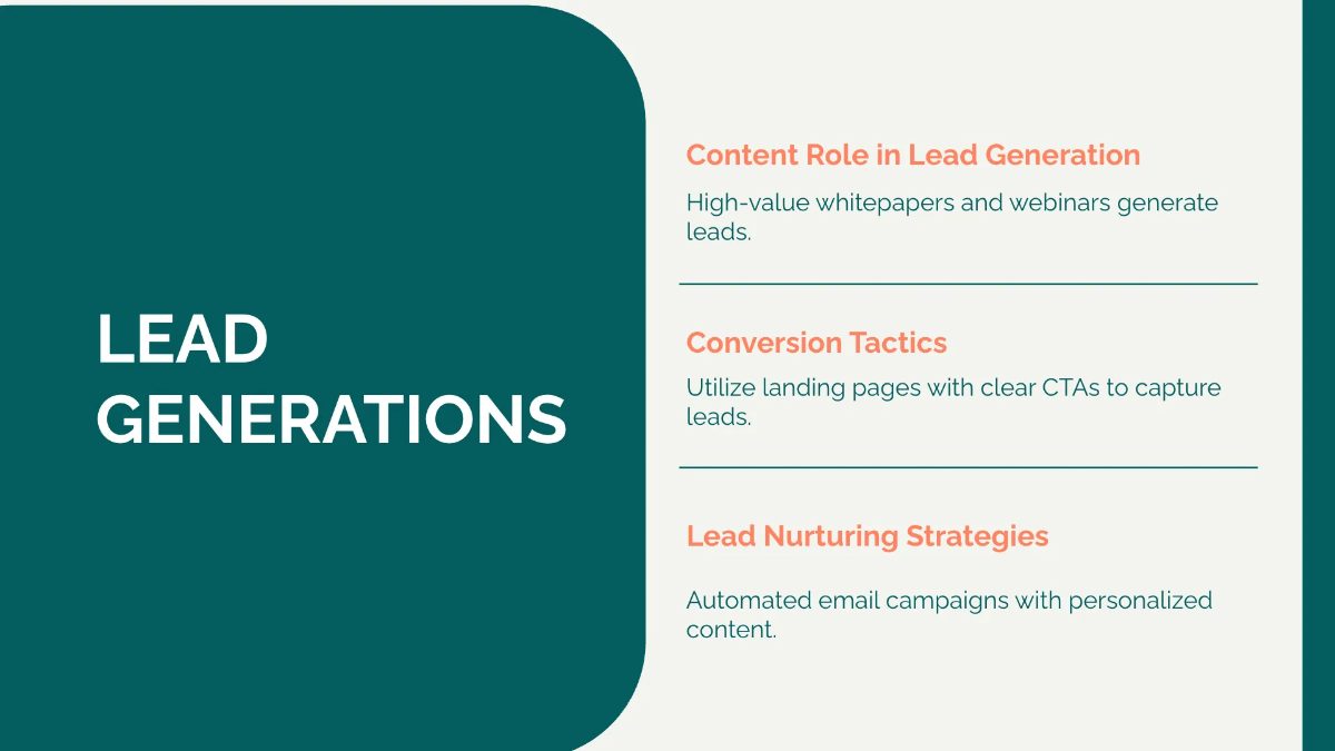 Free Content Marketing Strategy Presentation Template to Edit Online