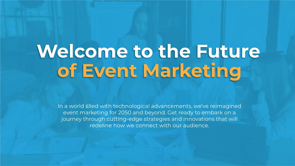 Free Event Marketing Strategy Presentation Template to Edit Online