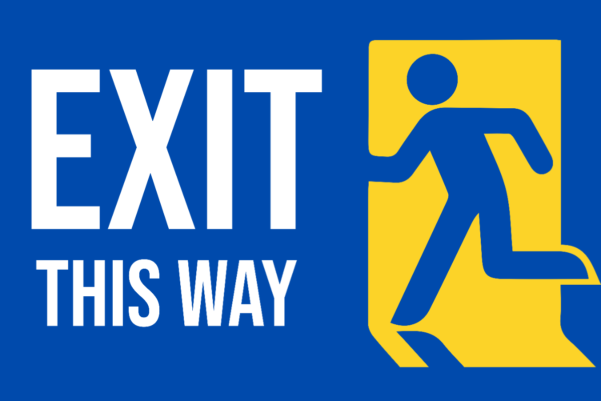 Exit Sign Template - Edit Online & Download