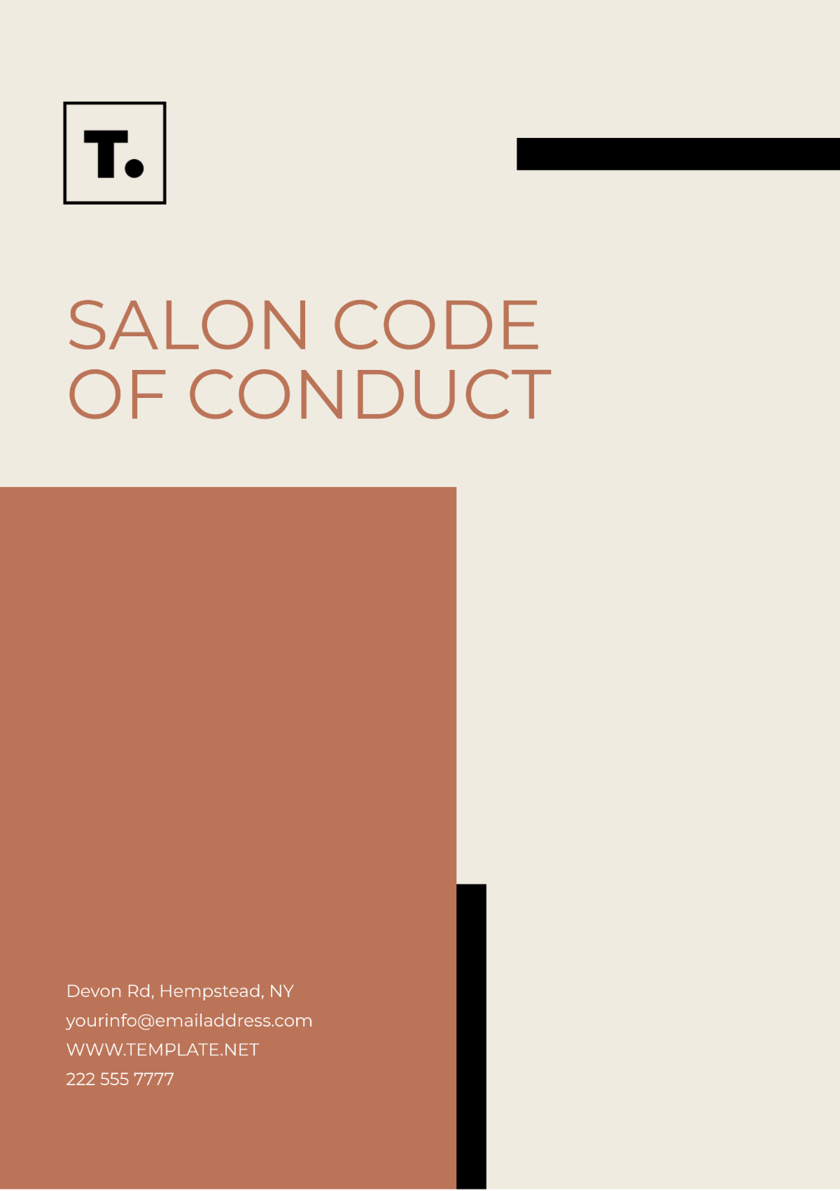 Salon Code of Conduct Template