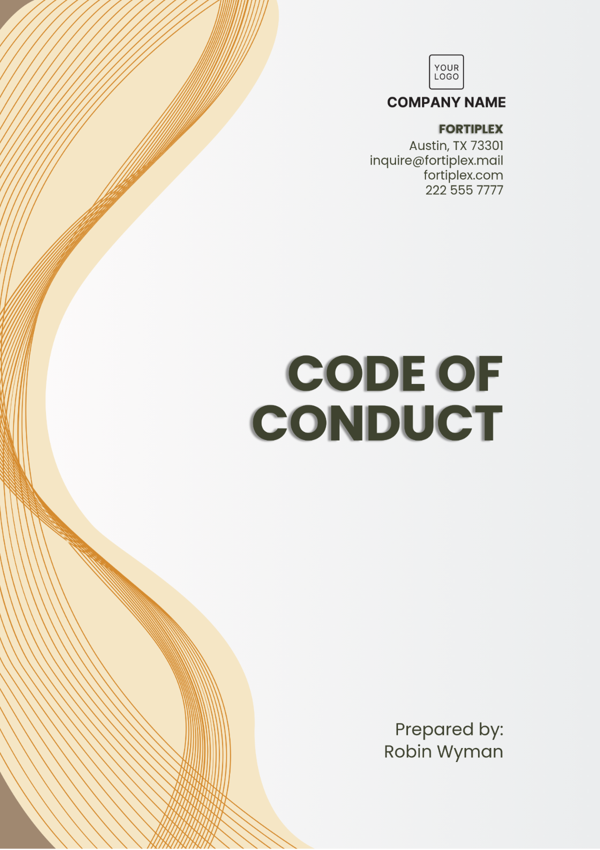 Aesthetic Code of Conduct Design Template