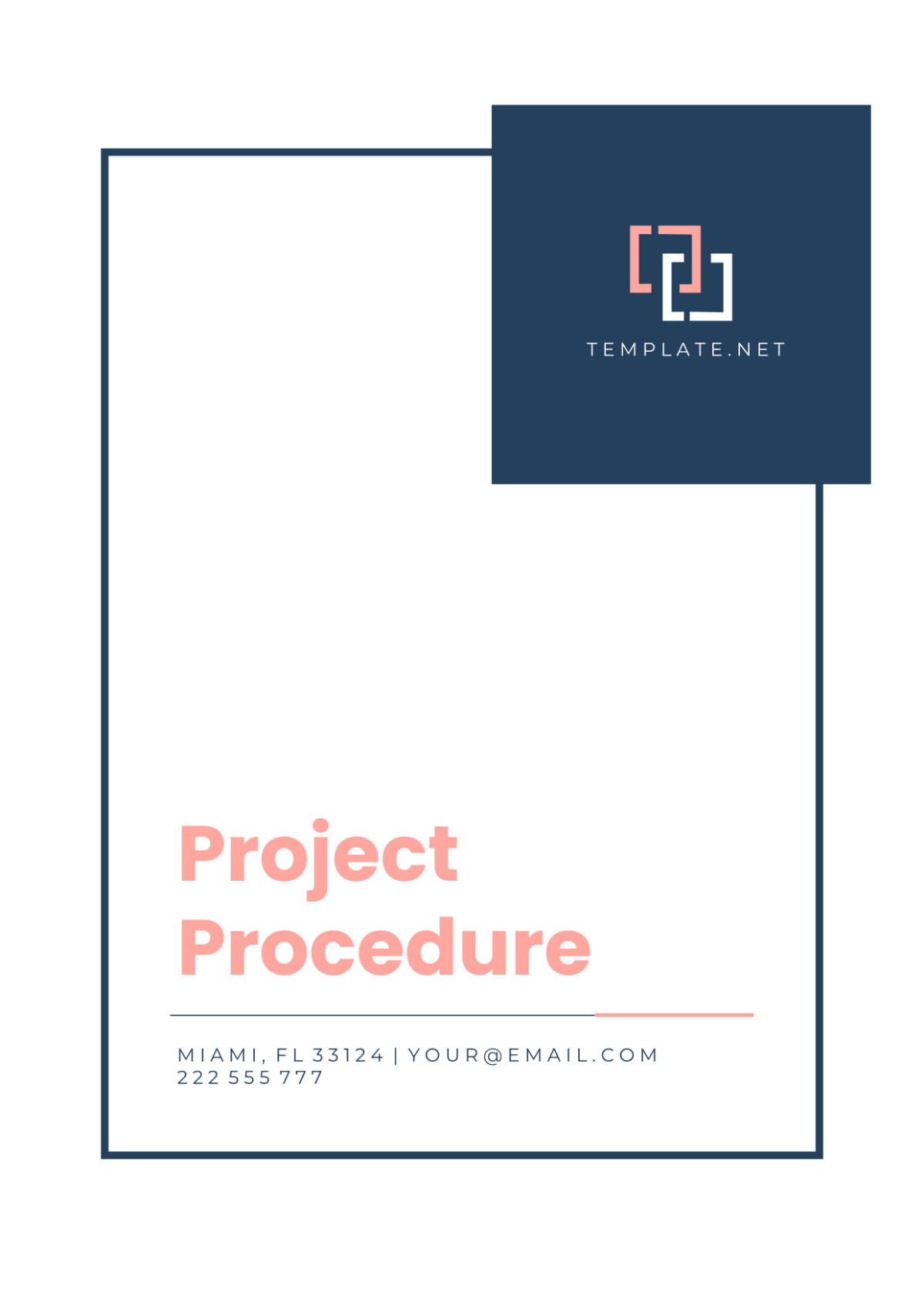 Free Desktop Procedure Template to Edit Online