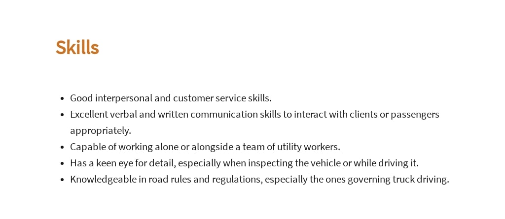 Free Driver Utility Worker Job Ad/Description Template 4.jpe