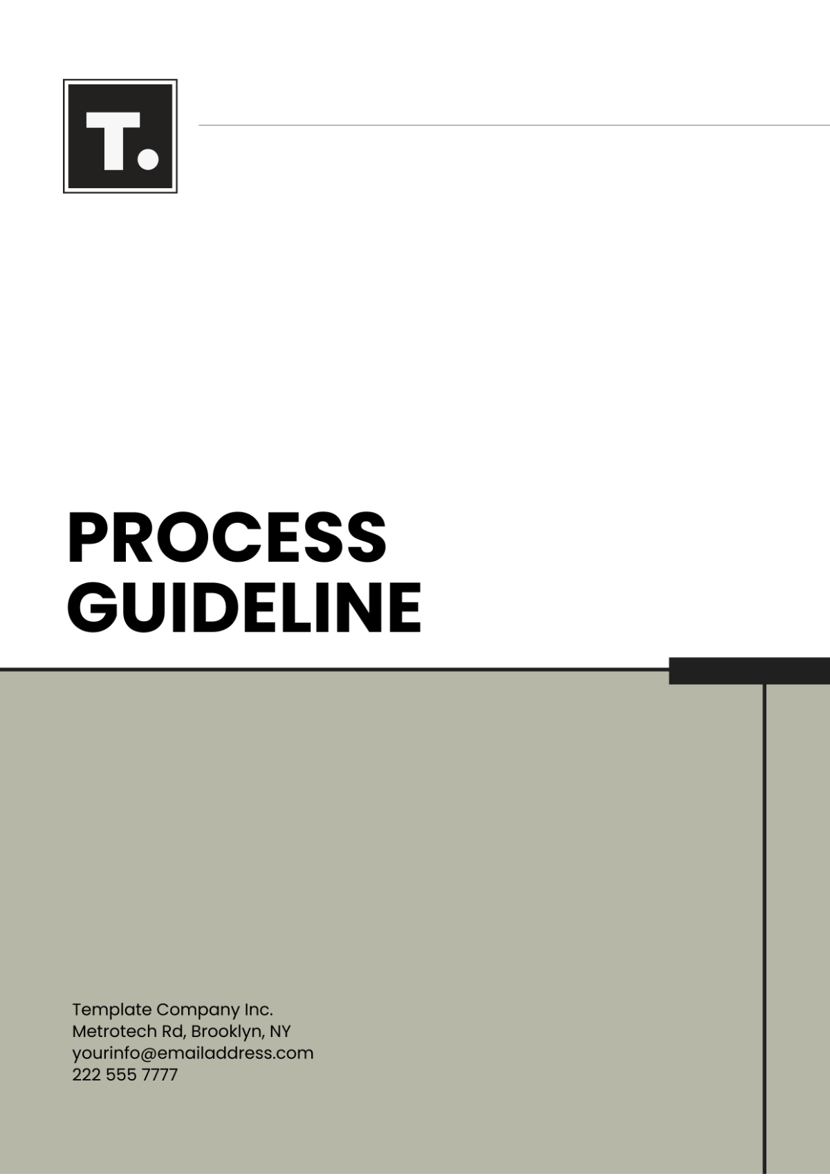 Free Process Guideline Template