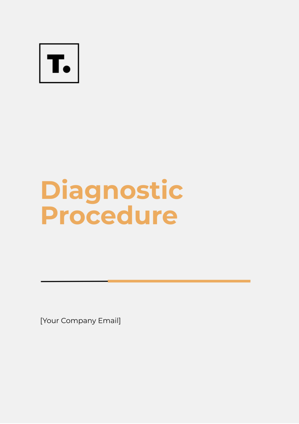 Free Diagnostic Procedure Template