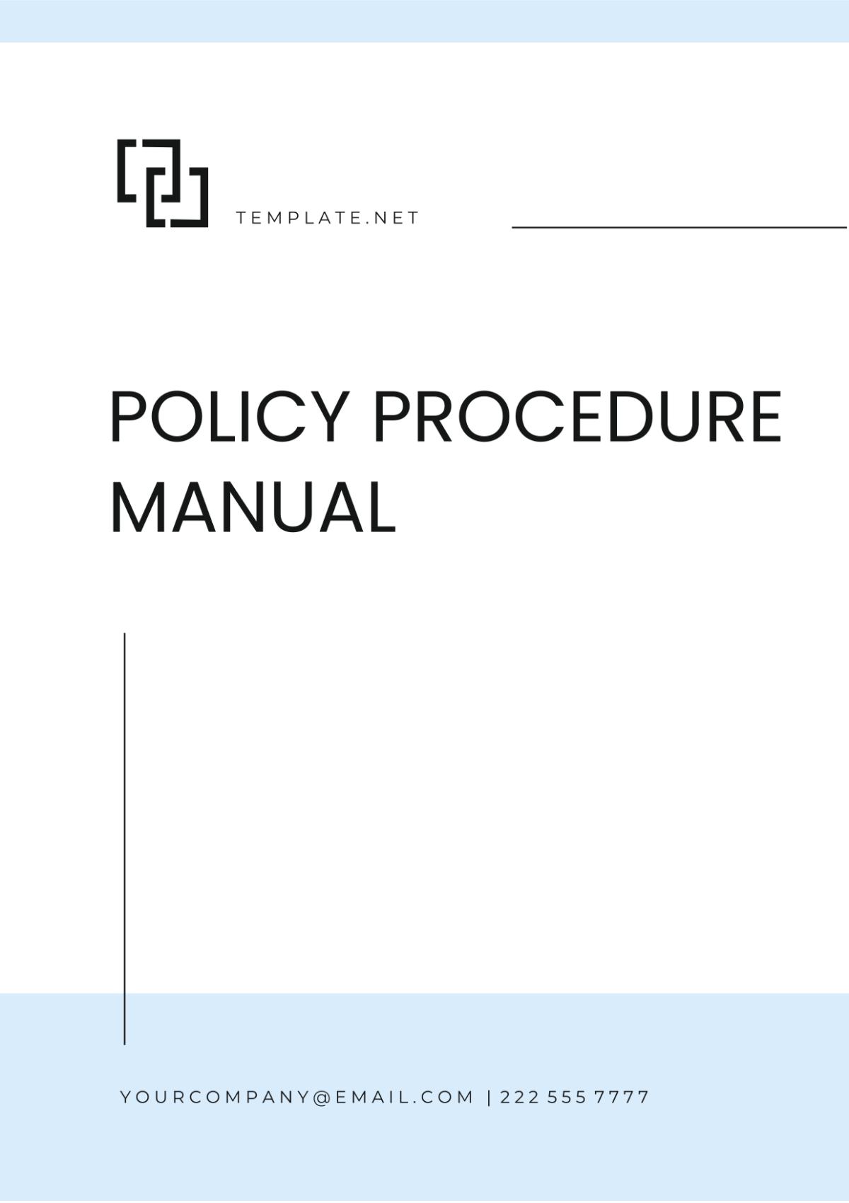 Policy Procedure Manual Template - Edit Online & Download