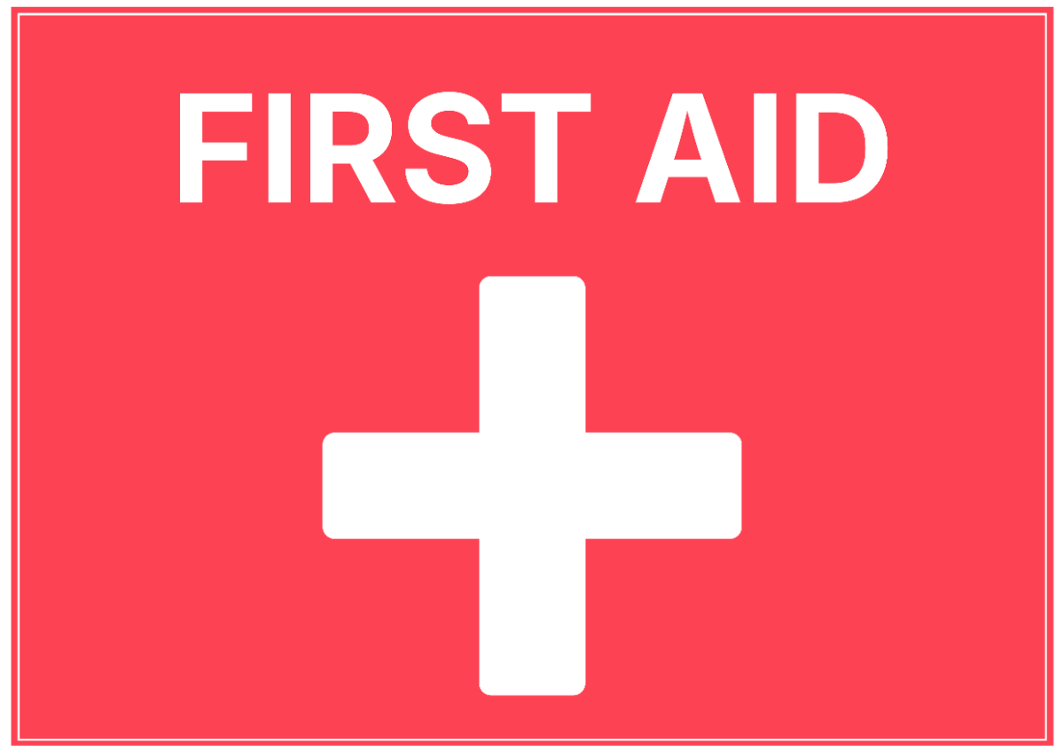 Modern First Aid Sign Template - Edit Online & Download