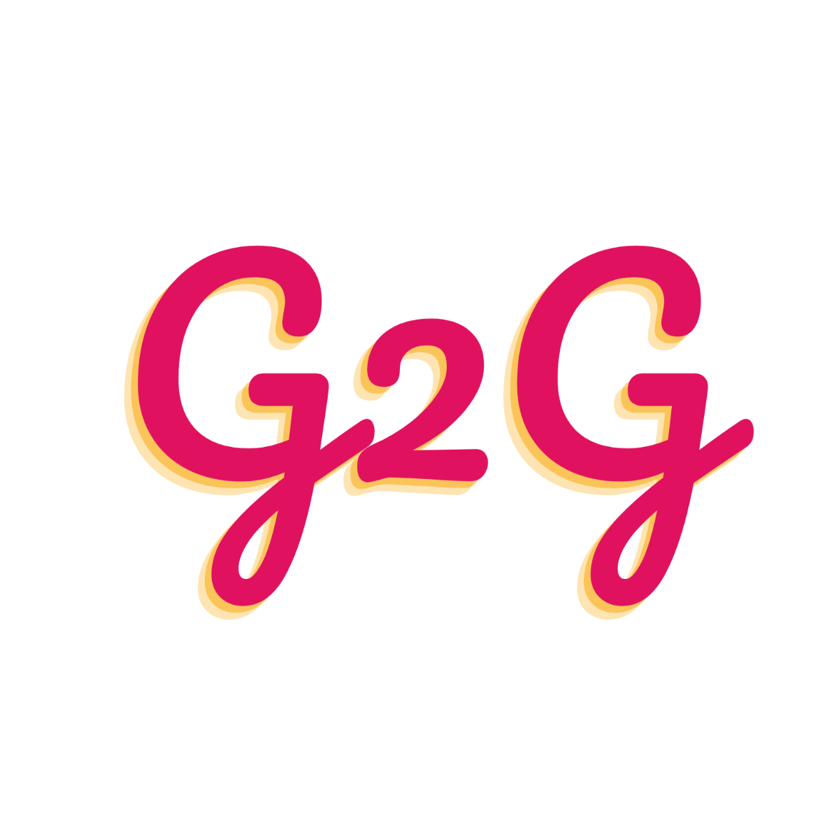 Colorful G2G Text