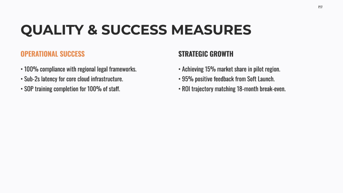 Free Startup Project Plan Template to Edit Online
