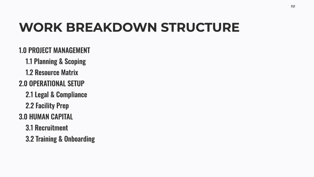Free Startup Project Plan Template to Edit Online