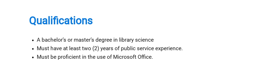 Free Public Services Librarian Job Description Template 5.jpe