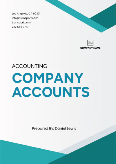 Free Accounting Company Accounts Template to Edit Online