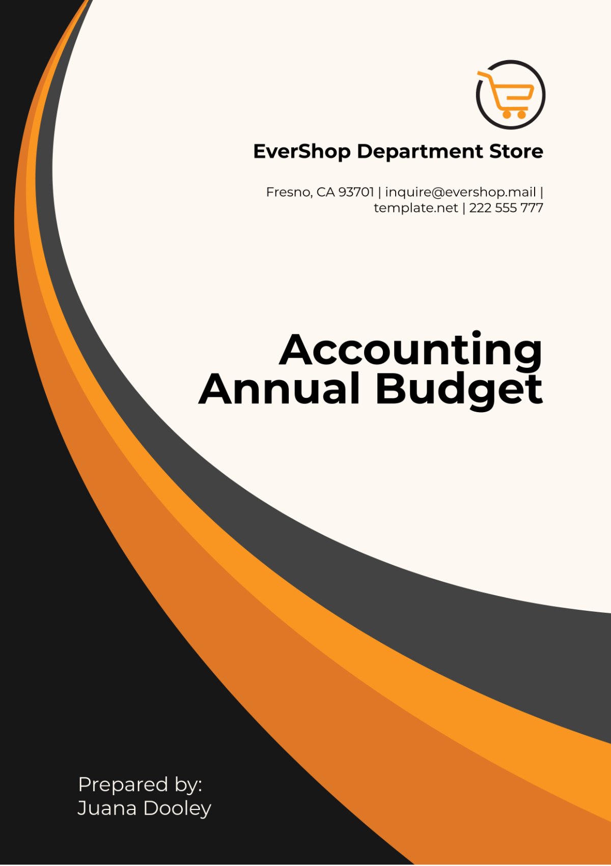 Free Accounting Annual Budget Template