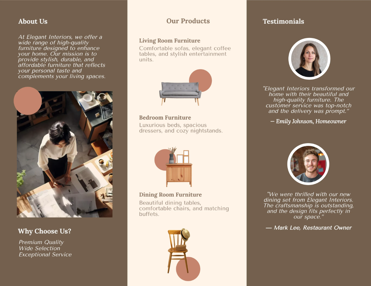 Free Professional Marketing Brochure Template to Edit Online