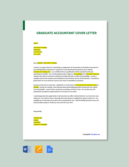 cover letter sample for chartered accountant