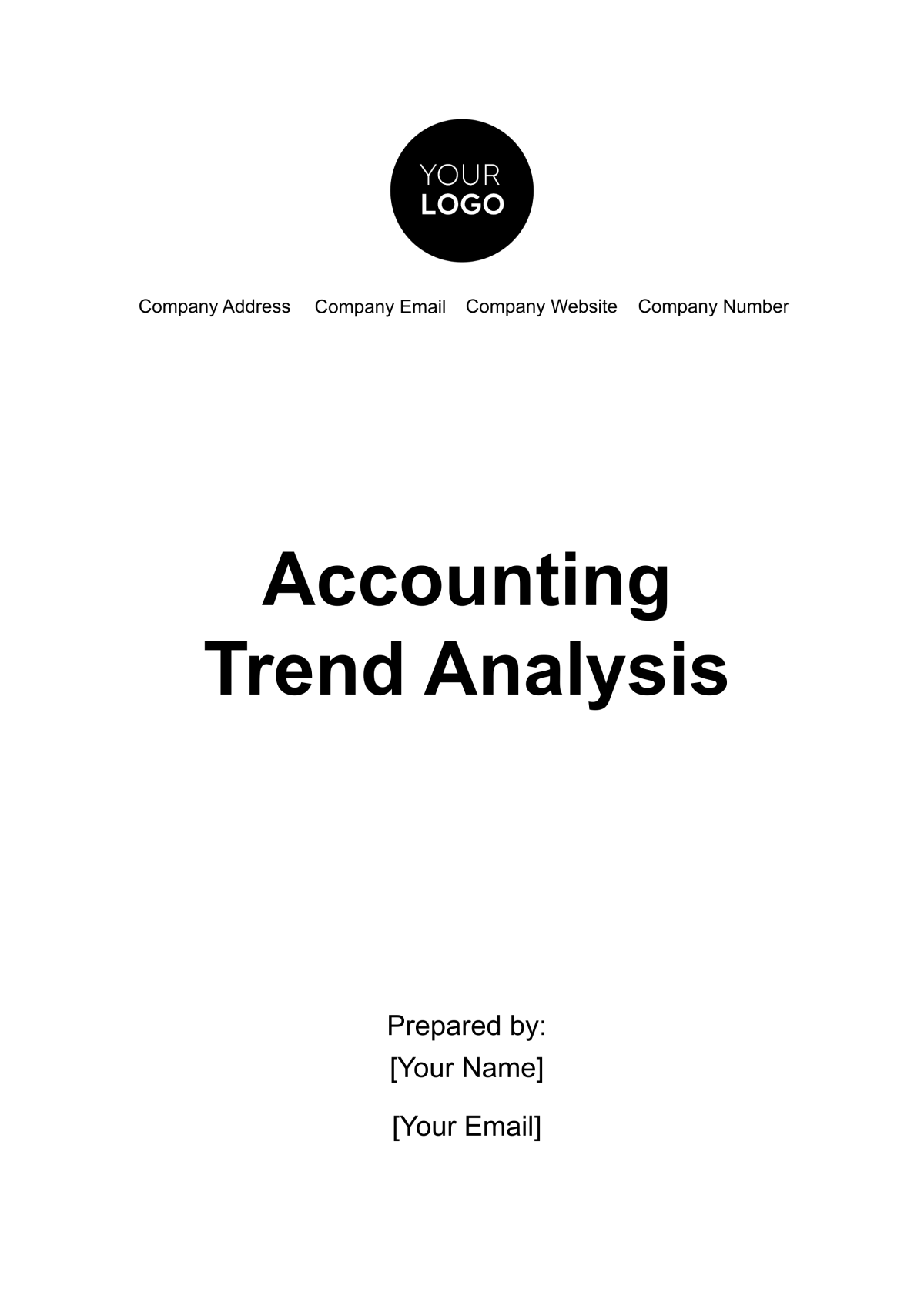 Free Accounting Trend Analysis Template