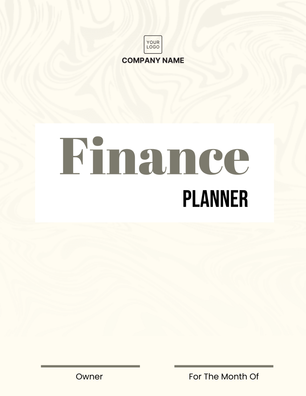 Finance Planner Template - Edit Online & Download