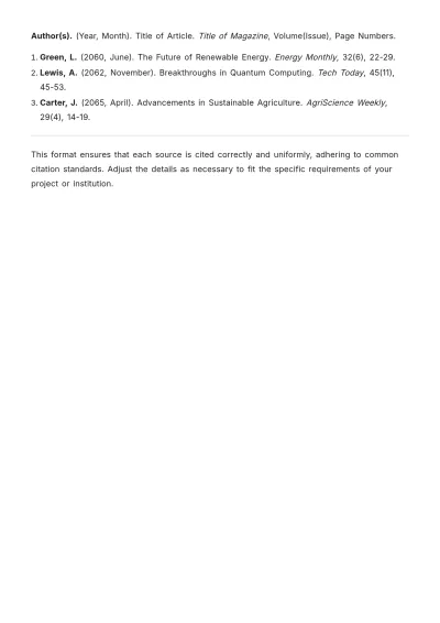 Free Printable Bibliography Template to Edit Online