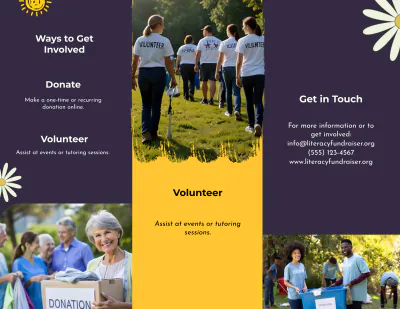 Free Fundraising Brochure Template to Edit Online