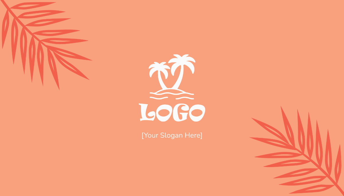 Tropical Business Card Template - Edit Online & Download