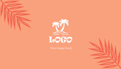 Free Tropical Business Card Template to Edit Online