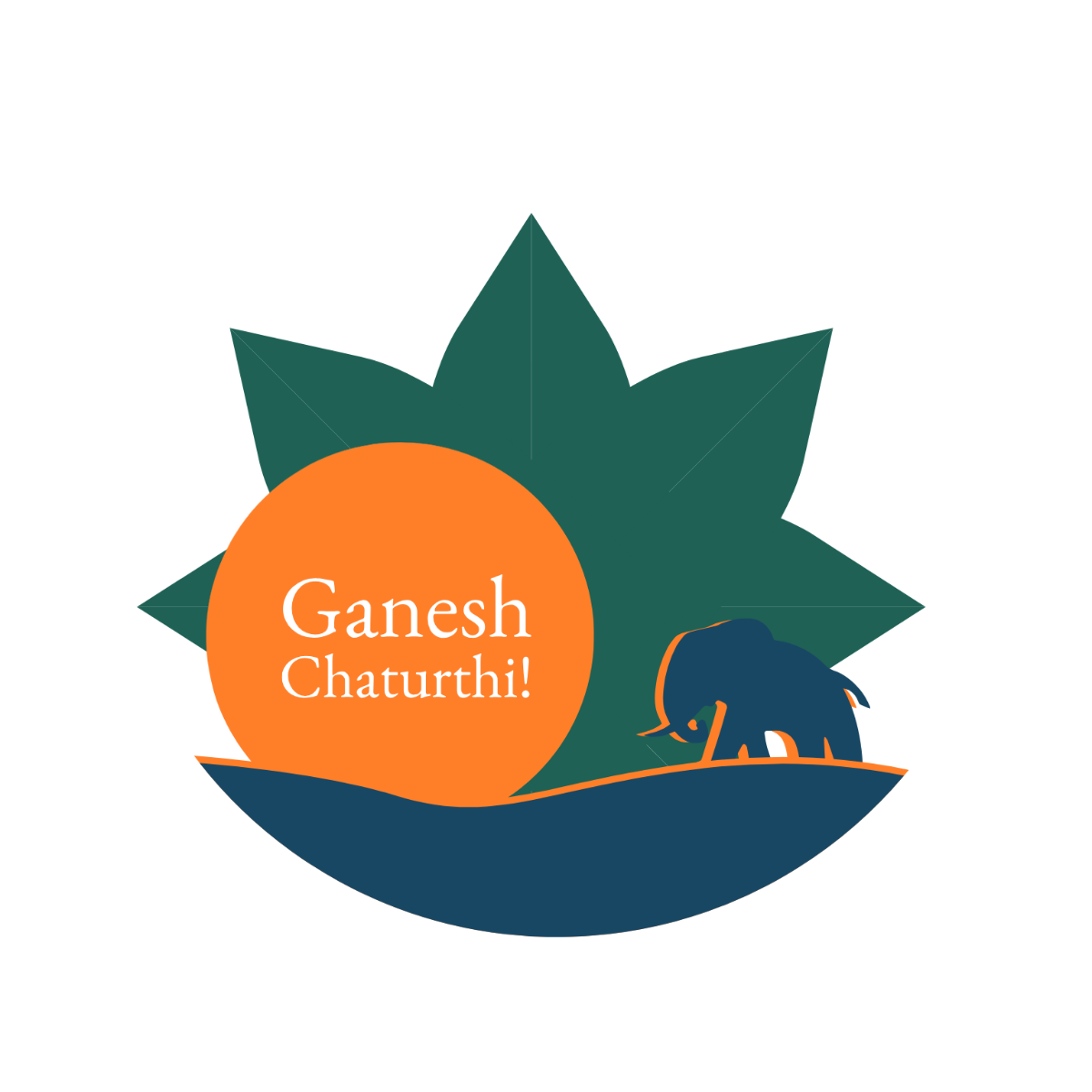 Cute Ganesh Chaturthi Clipart