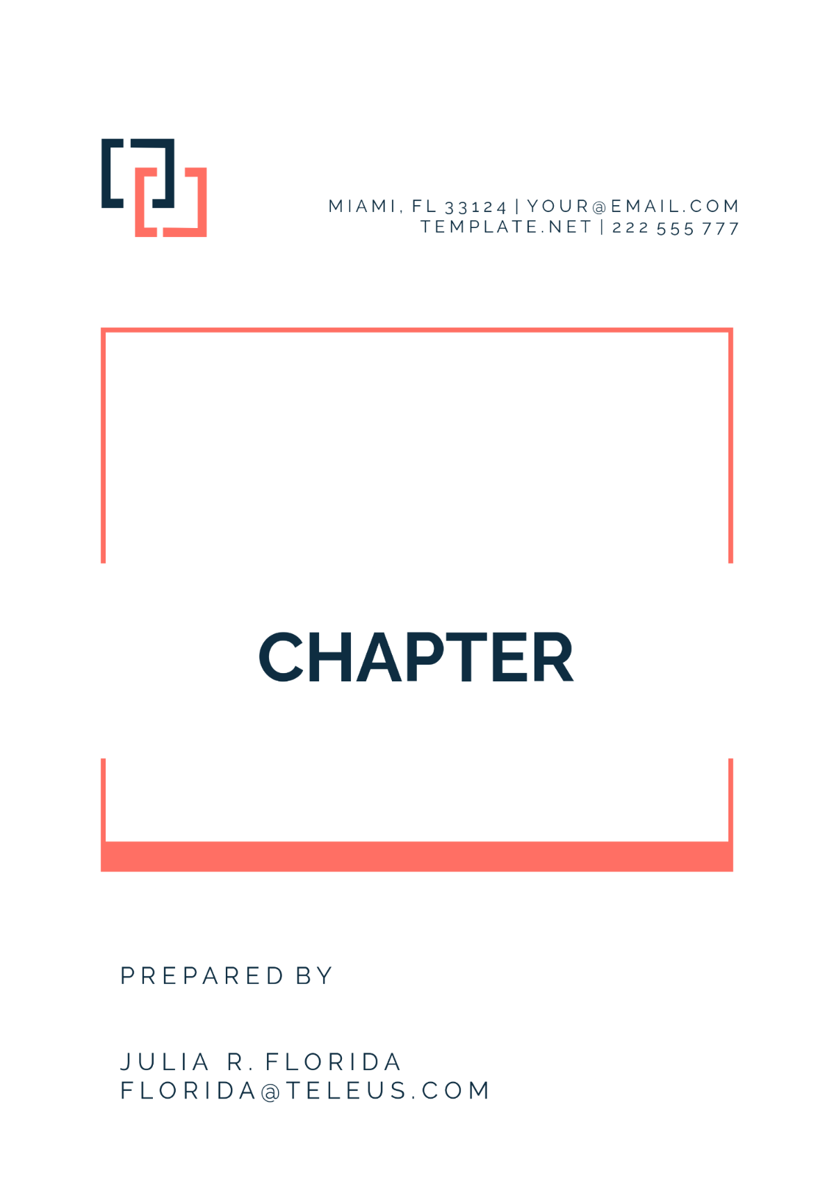 Simple Chapter Template - Edit Online & Download