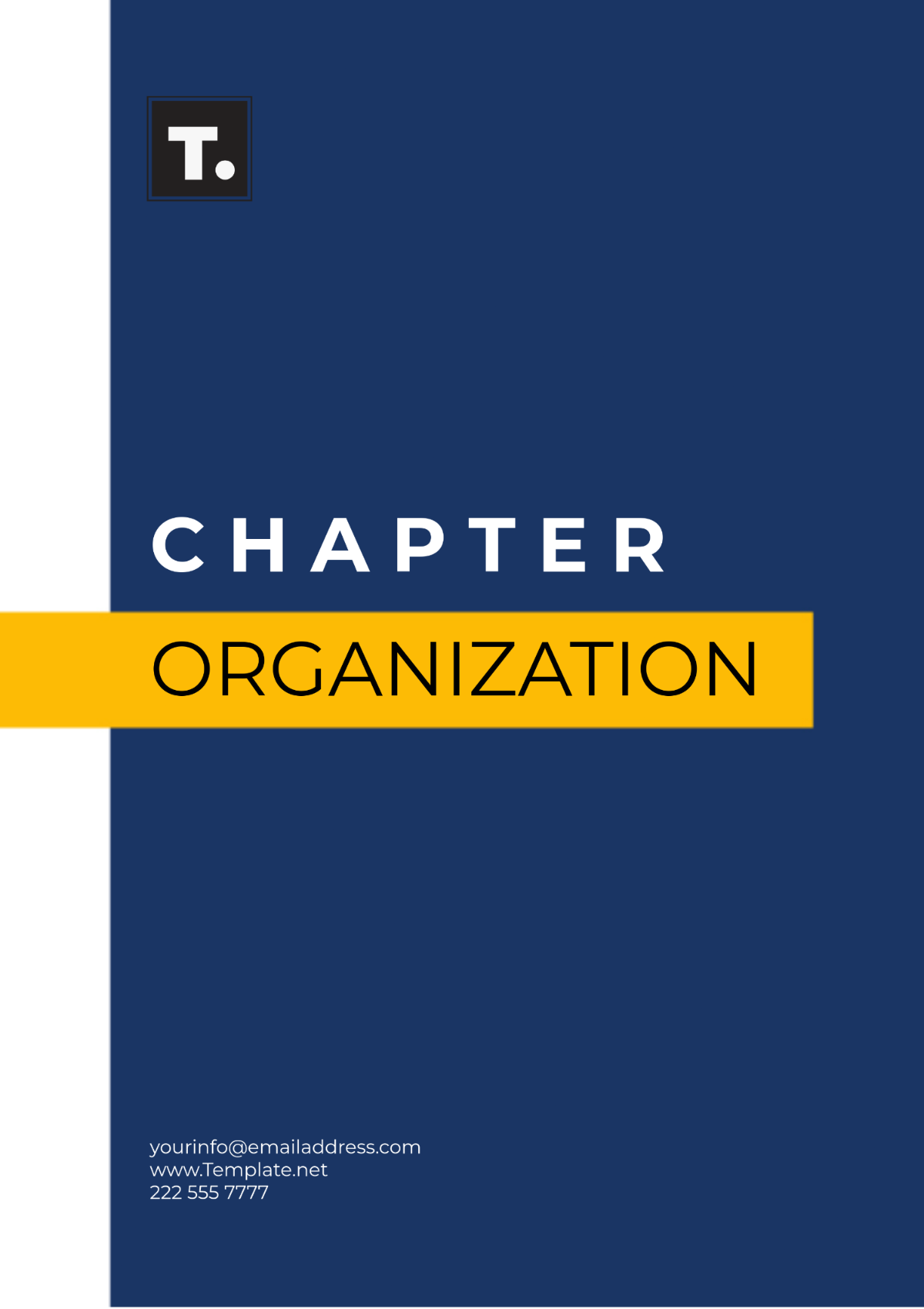 Chapter Organization Template - Edit Online & Download