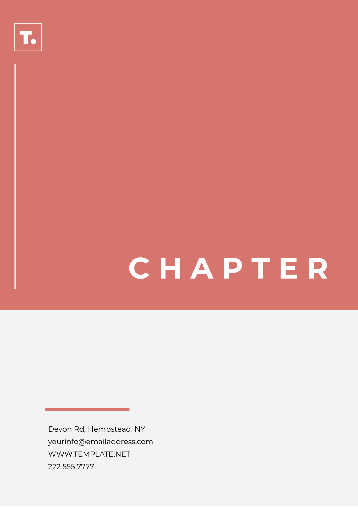 Editable Chapter Template - Edit Online & Download