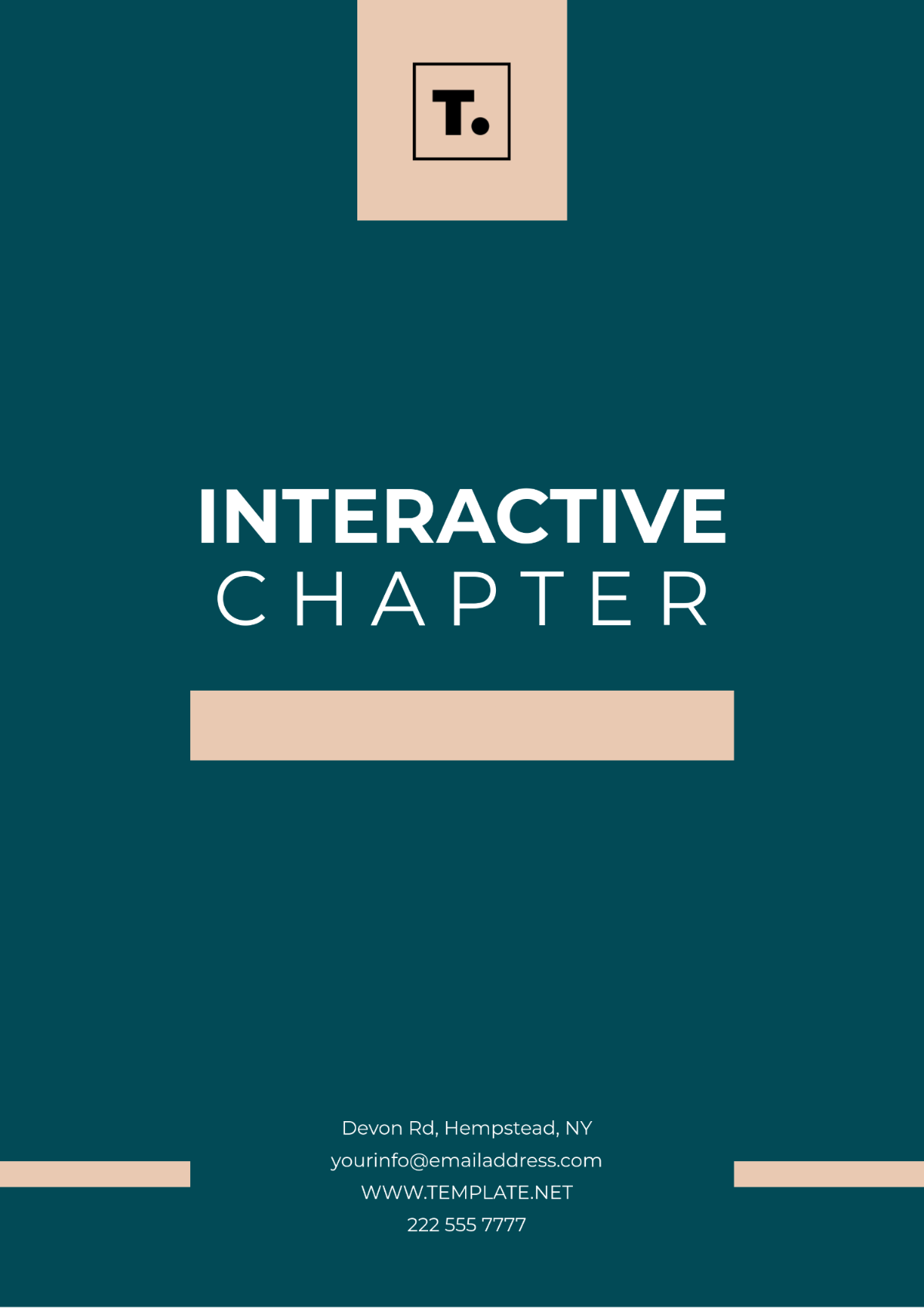 Interactive Chapter Template - Edit Online & Download