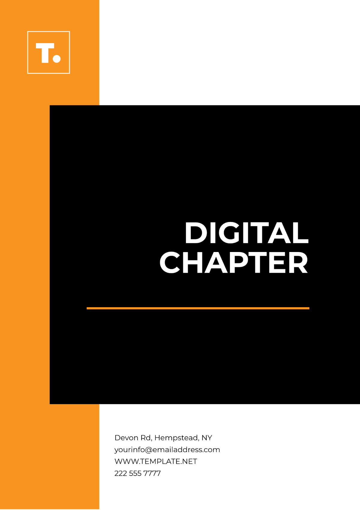 Digital Chapter Template - Edit Online & Download