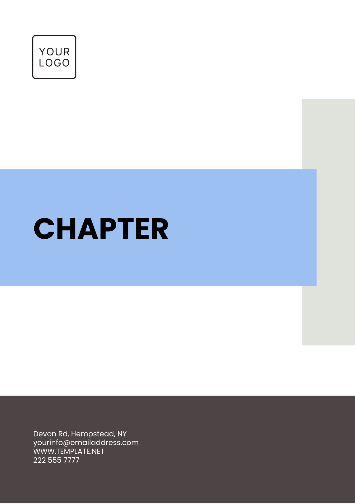 Chapter Design Template - Edit Online & Download