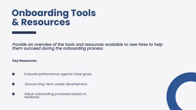 Free HR Onboarding Presentation Template to Edit Online