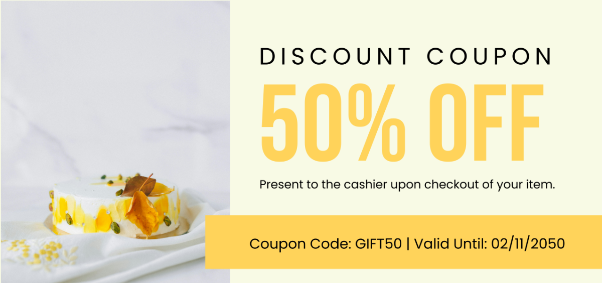 Food Coupon Template - Edit Online & Download