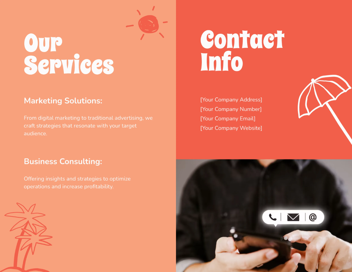 Free Tropical Brochure Template to Edit Online