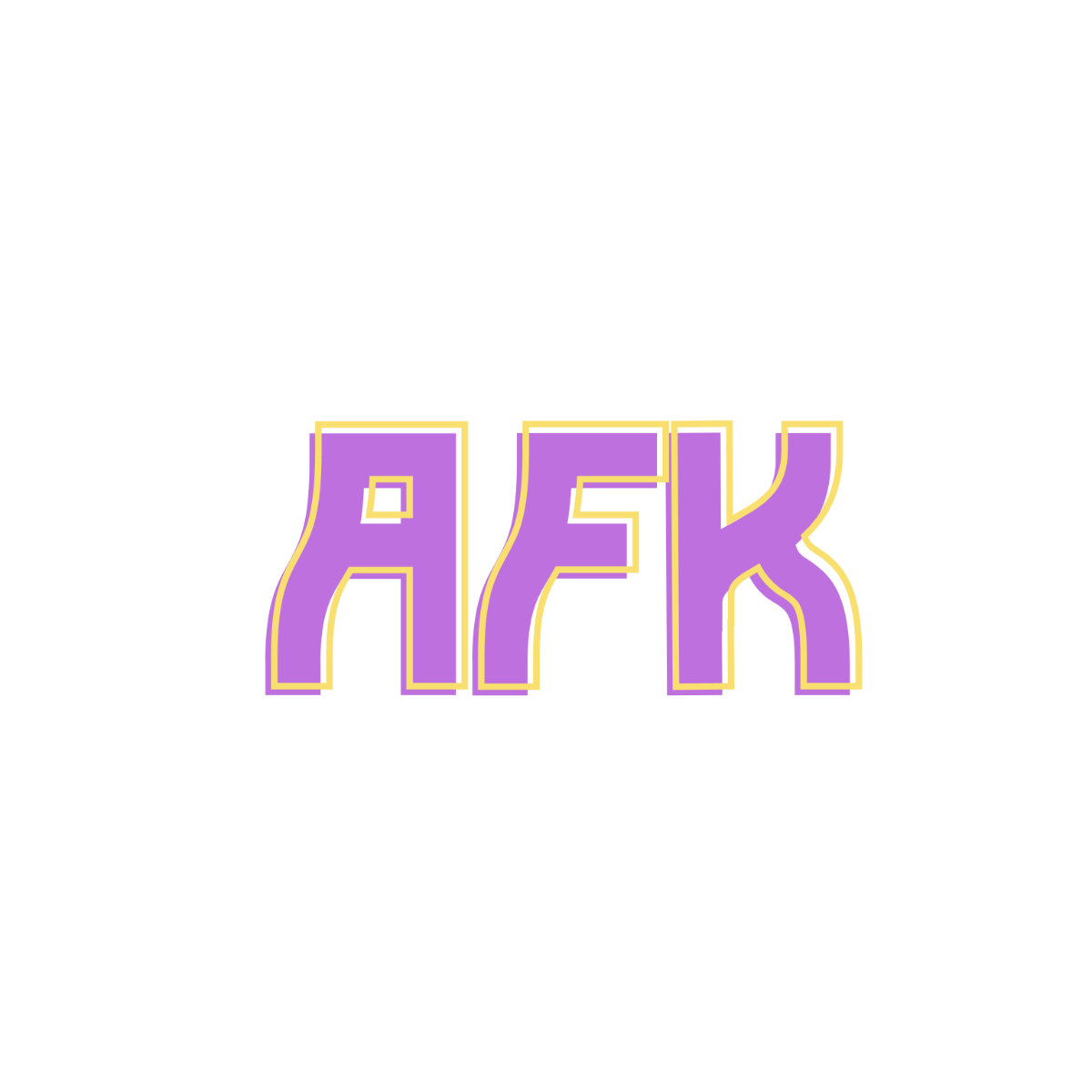 Free Aesthetic AFK Text Template - Edit Online & Download