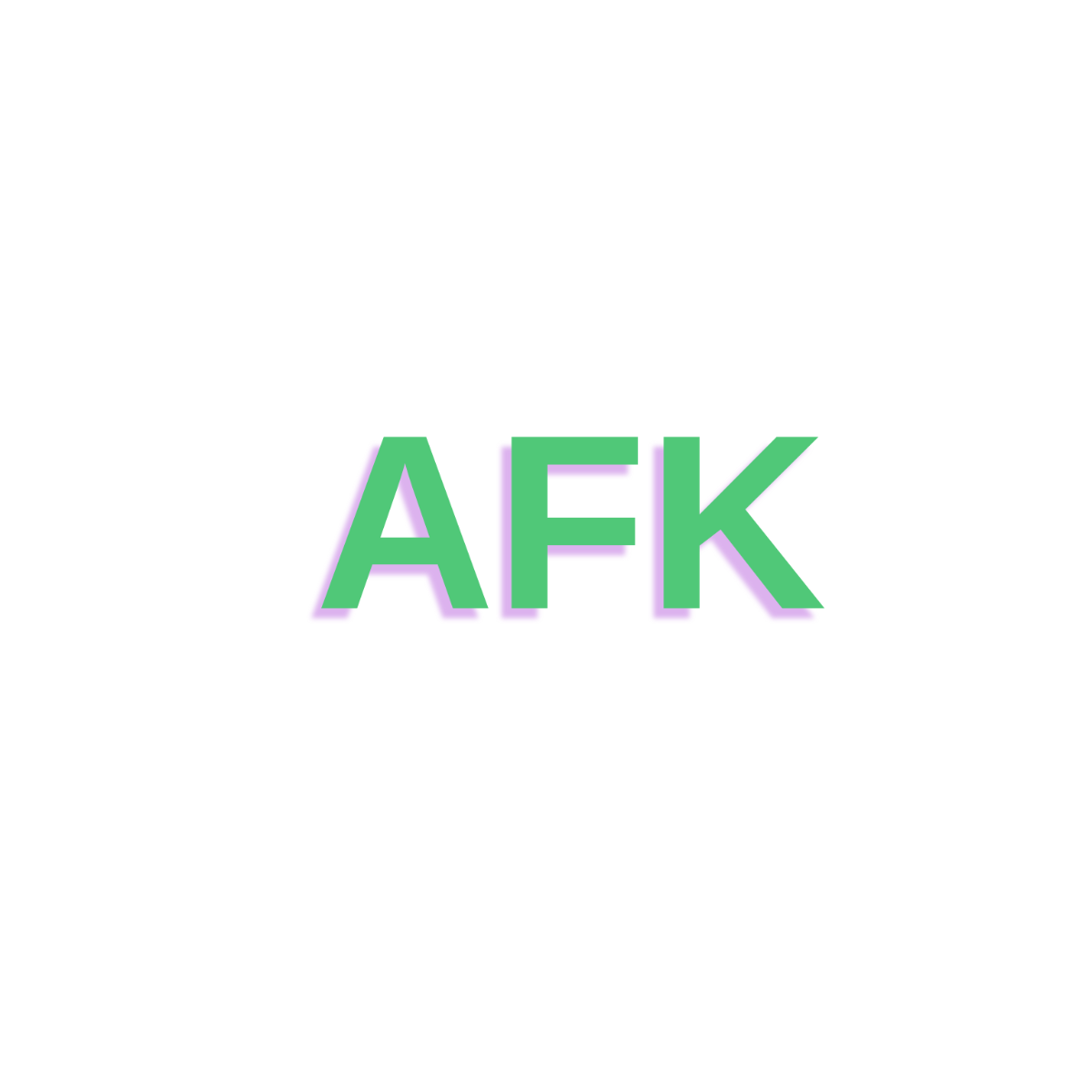 Simple AFK Text