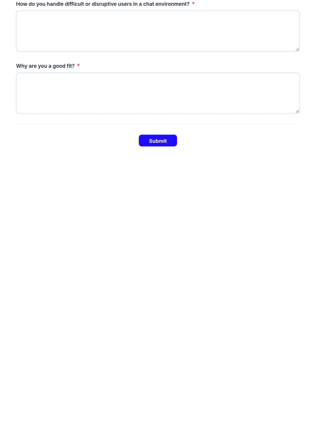 Free Twitch Moderator Application Form Template & AI Maker Free Twitch Moderator Application Form Template & AI Maker